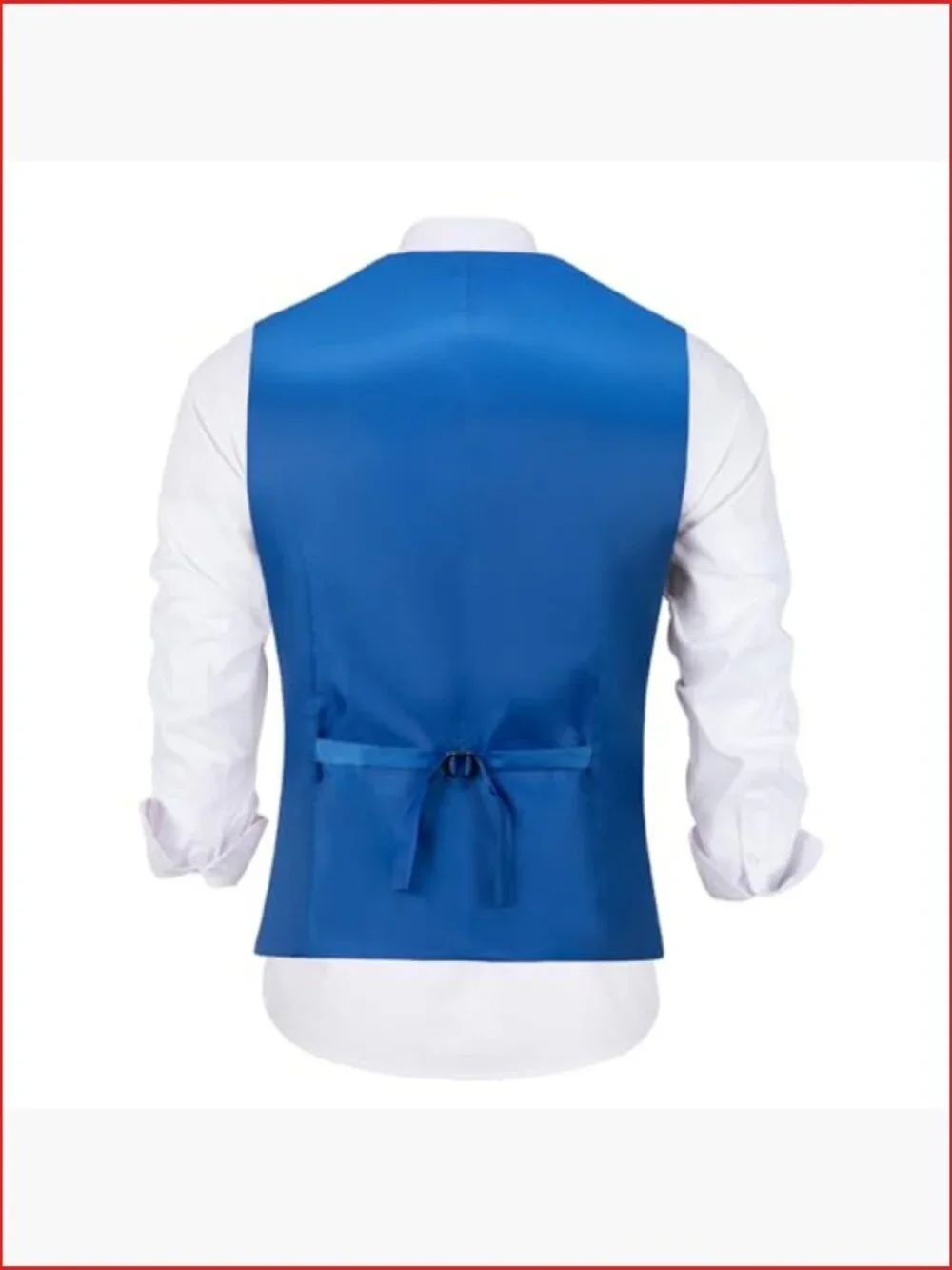 Mens V-Neck Casual Suit Vest Waistcoat for Wedding Tuxedo Formal Business Party